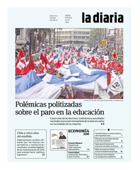 Tapa de la diaria del jueves 17 de octubre de 2024