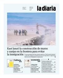 Tapa de la diaria del jueves 19 de marzo de 2026