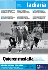 Tapa de la diaria del miércoles 22 de julio de 2015