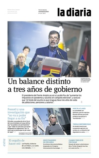Tapa de la diaria del sábado 4 de marzo de 2023
