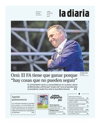 Tapa de la diaria del lunes 4 de marzo de 2024