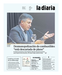 Tapa de la diaria del lunes 19 de abril de 2021