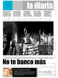 Tapa de la diaria del jueves 25 de octubre de 2007