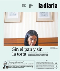 Tapa de la diaria del jueves 26 de septiembre de 2019