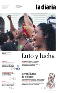 Tapa de la diaria del sábado 17 de marzo de 2018