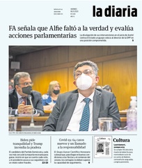 Tapa de la diaria del viernes 6 de noviembre de 2020