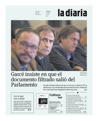 Tapa de la diaria del viernes 11 de noviembre de 2022