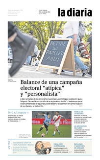 Tapa de la diaria del sábado 12 de octubre de 2024