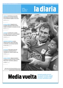 Tapa de la diaria del lunes 28 de mayo de 2012