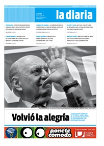 Tapa de la diaria del jueves 2 de octubre de 2014