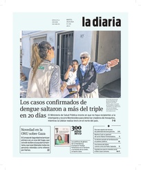 Tapa de la diaria del martes 26 de marzo de 2024