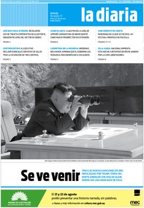 Tapa de la diaria del jueves 10 de agosto de 2017