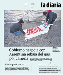 Tapa de la diaria del jueves 18 de julio de 2019