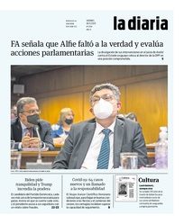 Tapa de la diaria del viernes 6 de noviembre de 2020