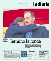 Tapa de la diaria del viernes 1 de noviembre de 2019