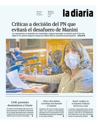 Tapa de la diaria del miércoles 9 de septiembre de 2020