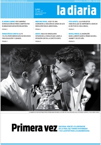 Tapa de la diaria del lunes 17 de julio de 2017
