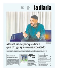 Tapa de la diaria del lunes 27 de noviembre de 2023