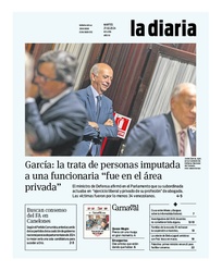 Tapa de la diaria del martes 27 de febrero de 2024