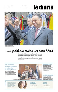 Tapa de la diaria del sábado 5 de julio de 2025