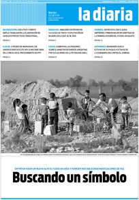 Tapa de la diaria del martes 13 de septiembre de 2016