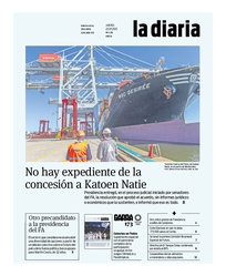 Tapa de la diaria del jueves 22 de julio de 2021