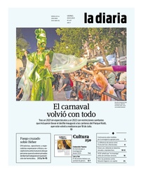 Tapa de la diaria del viernes 20 de enero de 2023