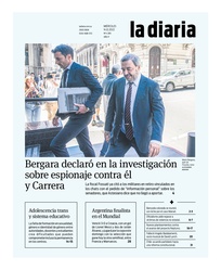 Tapa de la diaria del miércoles 14 de diciembre de 2022