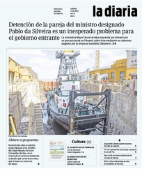 Tapa de la diaria del viernes 21 de febrero de 2020