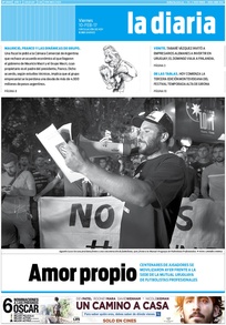 Tapa de la diaria del viernes 10 de febrero de 2017