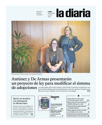 Tapa de la diaria del lunes 25 de mayo de 2026