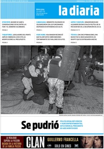 Tapa de la diaria del miércoles 23 de septiembre de 2015