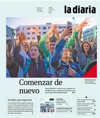 Tapa de la diaria del lunes 4 de noviembre de 2019