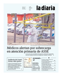 Tapa de la diaria del lunes 21 de junio de 2021