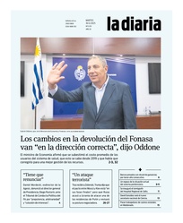 Tapa de la diaria del martes 30 de diciembre de 2025