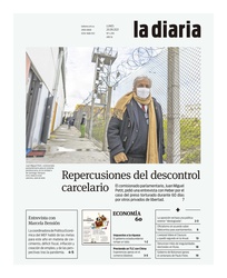 Tapa de la diaria del lunes 20 de septiembre de 2021