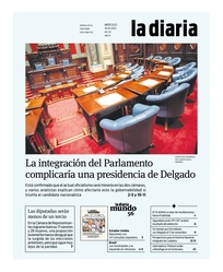 Tapa de la diaria del miércoles 30 de octubre de 2024