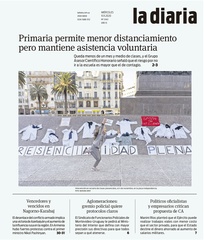 Tapa de la diaria del miércoles 11 de noviembre de 2020