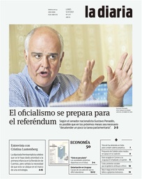 Tapa de la diaria del lunes 12 de julio de 2021