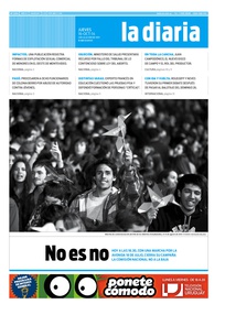 Tapa de la diaria del jueves 16 de octubre de 2014