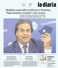 Tapa de la diaria del viernes 23 de octubre de 2020