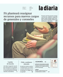 Tapa de la diaria del lunes 5 de octubre de 2020