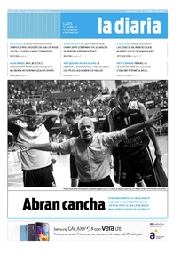 Tapa de la diaria del lunes 14 de abril de 2014