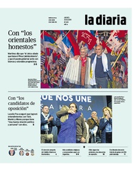 Tapa de la diaria del jueves 24 de octubre de 2019