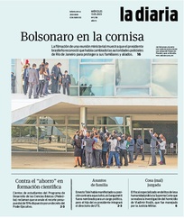 Tapa de la diaria del miércoles 13 de mayo de 2020
