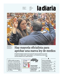 Tapa de la diaria del lunes 5 de agosto de 2024