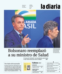 Tapa de la diaria del viernes 17 de abril de 2020