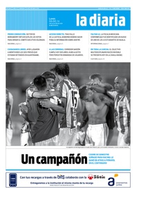 Tapa de la diaria del lunes 8 de diciembre de 2014
