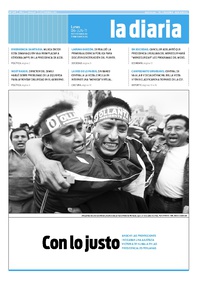 Tapa de la diaria del lunes 6 de junio de 2011