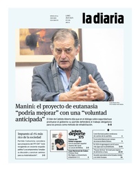 Tapa de la diaria del lunes 28 de julio de 2025